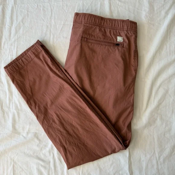 Vuori Rust Ripstop Jogger Pants XL Men’s Elastic Waist Drawstring Travel Outdoor - Picture 14 of 14